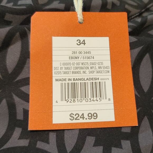 NEW Mossimo Supply Co swim board shorts LOT - green camo / black geometric - 34 - Picture 4 of 10